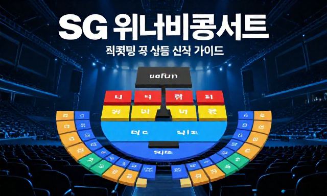 SG워너비콘서트 관련 이미지 - SG워너비콘서트 티켓팅 성공 전략 및 좌석 선택 가이드